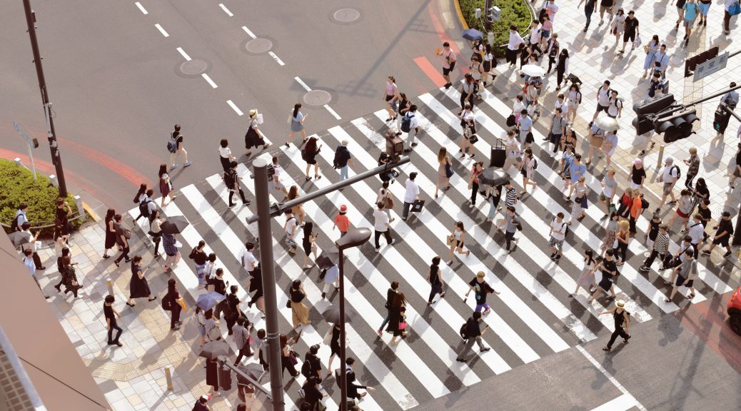 Pedestrian crossing.